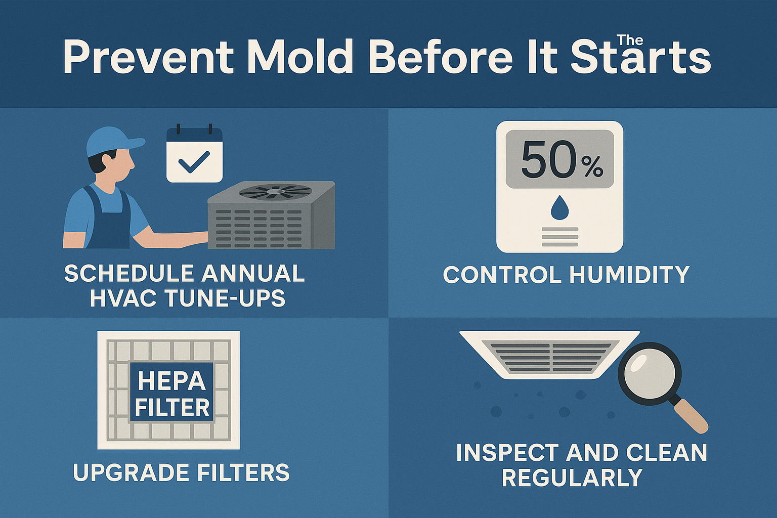 How to Safely Remove Mold from HVAC Vents Without Spreading Spores
